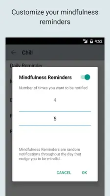 Chill - daily mindfulness android App screenshot 0